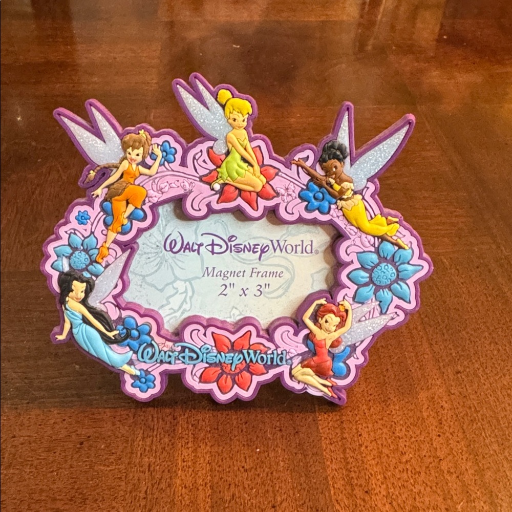 Walt Disney World Disney Fairies Magnetic Photo Picture Frame Tinker Bell Rani - Picture 5 of 6